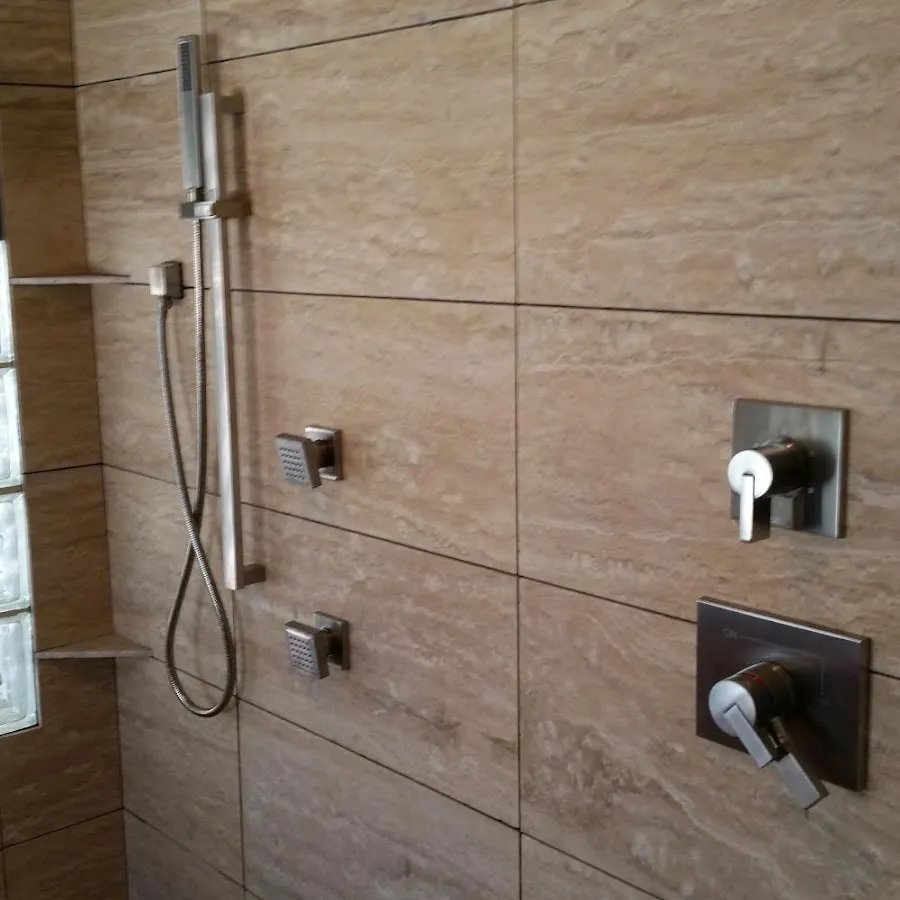 Shower fixture installation for Water Heater Replacement in Tomah